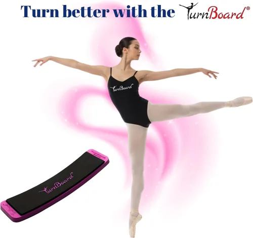Vista 9 de Ballet Is Fun TurnBoard® – The Original Ballet Turning Board Improve Balance, Spotting & Confidence Made in the USA