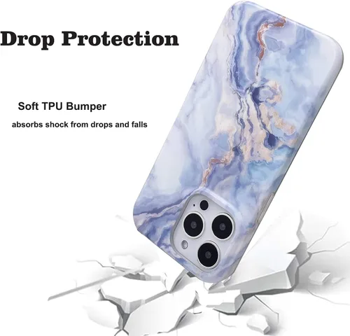 Vista 5 de Funda magnética para iPhone 13 Pro Max de 6.7 pulgadas, compatible con carga MagSafe, TPU suave, delgada, a prueba de golpes, bonita funda