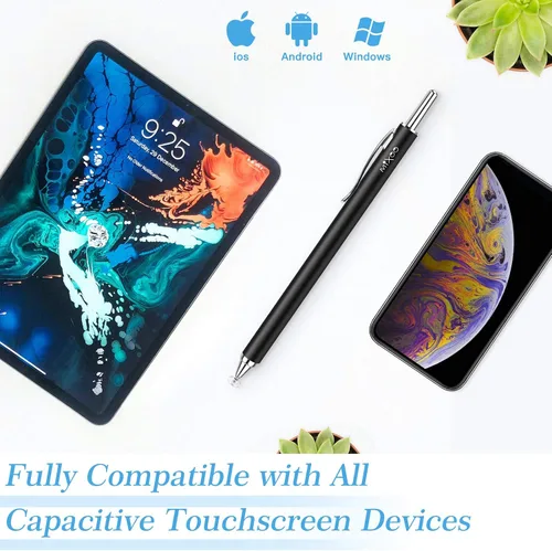 Vista 4 de Mixoo Lápiz capacitivo retráctil para interruptor de pantalla táctil 2, lápiz digital universal de alta sensibilidad para iPad, iPhone, Android
