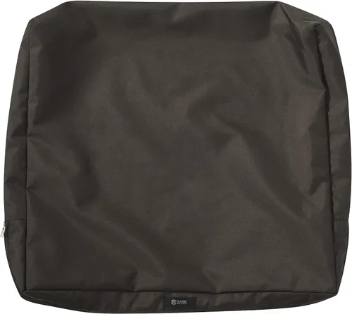 Vista 25 de Classic Accessories Ravenna - Funda de cojín de respaldo de patio resistente al agua, 25 x 22 x 4 pulgadas, color espresso