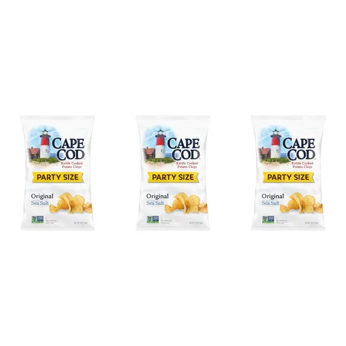 Vista 12 de Cape Cod Papas fritas, papas fritas cocidas en hervidor original, 8 onzas