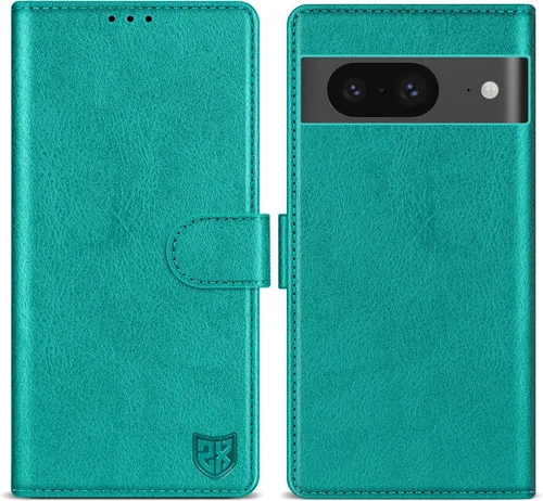 Vista 18 de ZZXX Funda tipo cartera para Google Pixel 8 con bloqueo RFID, ranura para tarjetas, función atril, cierre magnético, funda protectora de cuero