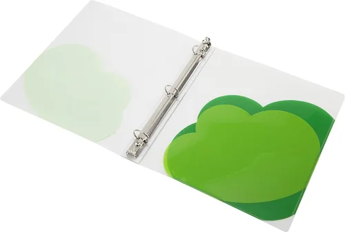 Vista 5 de Filexec Products Cloud, carpeta de anillas, 1 pulgada, paquete de 4 (50493-6457)