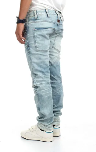 Vista 4 de G-Star Raw Men's 3D Slim Fit Jean in Intor Black Stretch Denim Jean