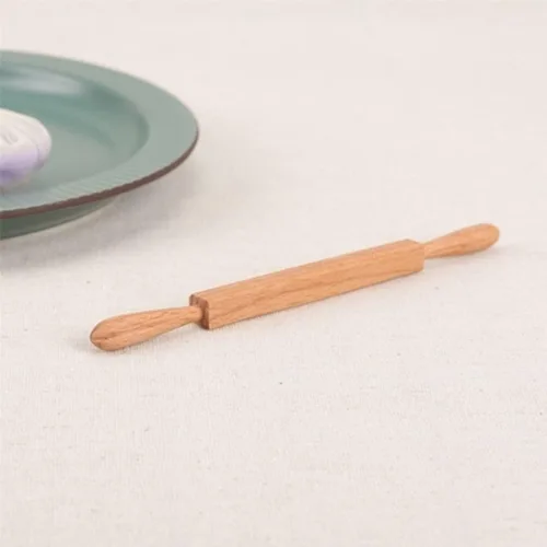 Vista 2 de WellieSTR 1 herramienta de madera para trabajar a mano, barra de madera para hornear, postre, jabón de bricolaje, Wagashi, pastel de luna, dulces