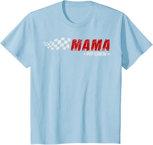 Vista 13 de Mama Pit Crew Race Car Birthday Family Matching Pit Crew Camiseta