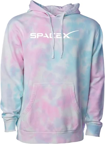 Vista 7 de Tcombo SpaceX - Sudadera unisex con capucha Outer Space Negro