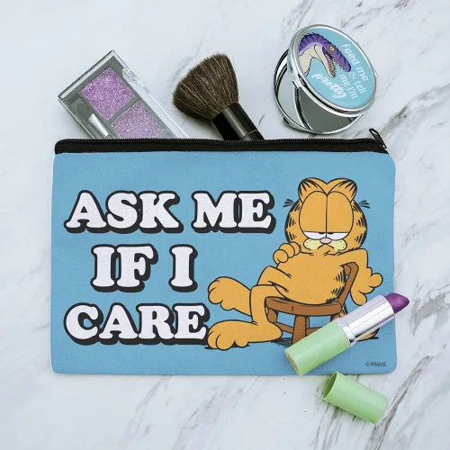 Vista 2 de Garfield Ask Me If I Care - Bolsa organizadora de maquillaje