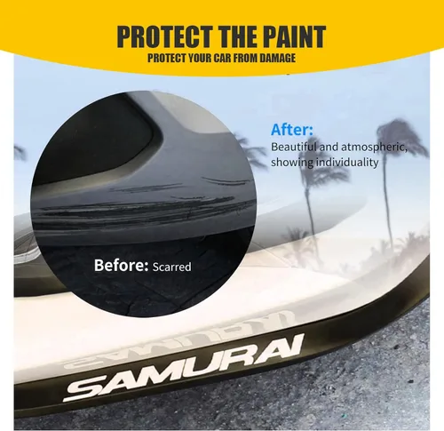 Vista 10 de UGSHY 1 PC 2,5 m/8,2 pies Tira de Goma Anticolisión para Coche, Labio Frontal Universal para Coche, Labio de Parachoques Delantero, Labio
