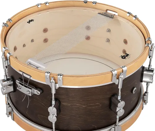 Vista 4 de PDP Concept Classic - Tambor de caja (6.5 x 14 pulgadas), nogal y aros naturales