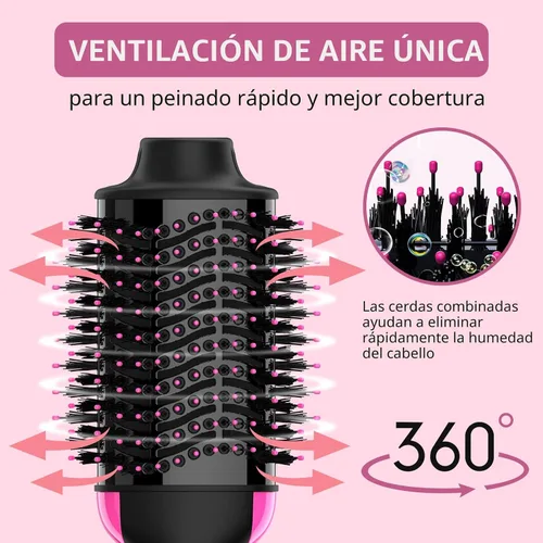 Vista 7 de Umeely Cepillo secador de pelo, cepillo secador de pelo para peinar y dar volumen