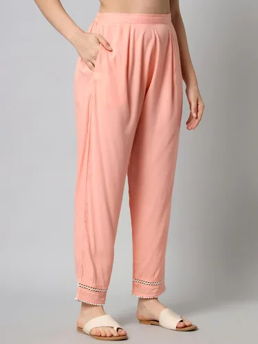 Vista 6 de Chandrakala Kurti Pant Set for Women, (K222-P)