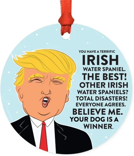 Vista 63 de Andaz Press - Adorno para árbol de Navidad con diseño de perro con texto en inglés "You Have a Terrific Affenpinscher" (MDF)