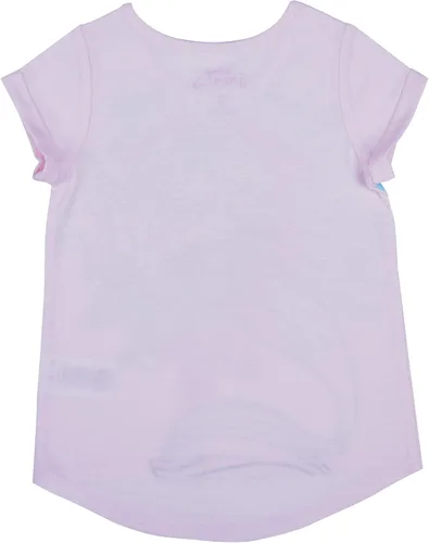 Vista 3 de Disney Little Mermaid Ariel - Conjunto de camisa de manga corta y pantalones de leggings para niñas pequeñas y niños pequeños rosaazul