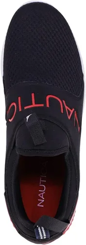 Vista 4 de Nautica Zapatillas sin cordones para hombre - Zapatos casuales de moda para caminar, en anchos medianos y anchos