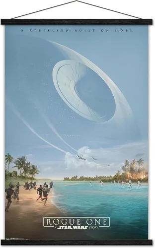 Vista 12 de Trends International Star Wars: Rogue One - Teaser Wall Poster, 14.725" x 22.375", Barnwood Framed Version