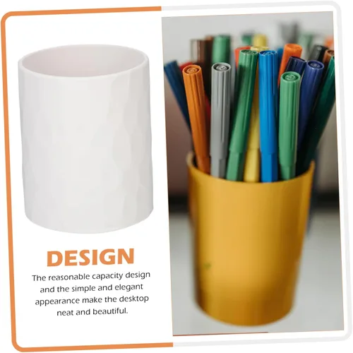 Vista 4 de STOBOK Elegante Regla Organizador de Silicona Portalápices Soporte de Cepillo de Maquillaje Pluma Taza para Escritorio Pluma de Gran Capacidad