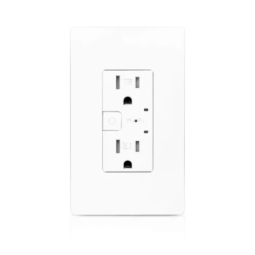 Vista 7 de Salida inteligente Matter 15A, Google Home, Alexa, SmartThings, solo 2.4G, paquete de 2 Aplicación y control de voz, sin puente, funciona