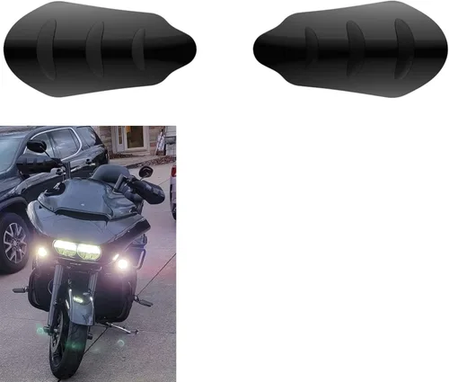 Vista 104 de Moto Onfire Protector de Manos a Color Compatible con Harley Touring y Softails Sportster Touring Street Glide Road King Electra Glide