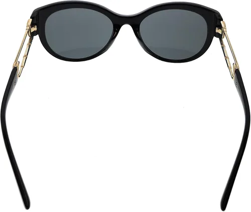 Vista 4 de Versace VE4389F Gafas de sol - (GB187) NegroGris Oscuro - 2.165 in, Negro