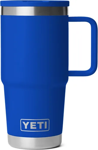 Vista 10 de YETI Rambler - Taza de viaje de 20 onzas con tapa abatible con popote, acero inoxidable, aislada al vacío, a prueba de fugas, apta para portavasos