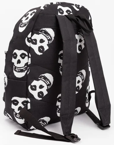Vista 5 de Misfits Mochila Música Cráneo Logo Negro Rojo Mochila 16