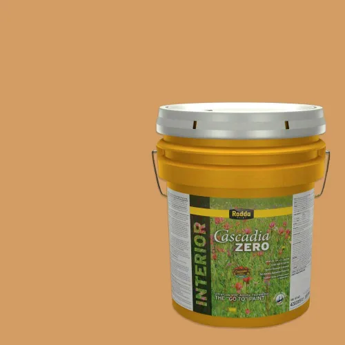 Vista 130 de Rodda Paint CASCADIA ZERO - Pintura plana e imprimación para interiores en uno, cuarto de galón, crema de ballet