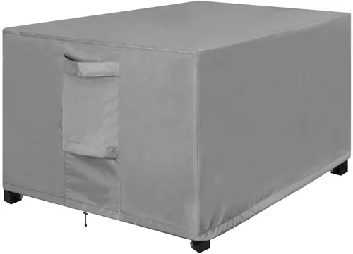 Vista 11 de OutdoorLines Fundas Impermeables para Otomanas de Patio Exterior - Cubierta Rectangular a Prueba de UV para Mesa Lateral de Patio Resistente al