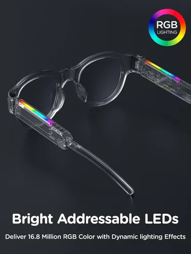 Vista 6 de Lentes inteligentes para niños, lentes de sol polarizados con altavoz Bluetooth, protección UV atlética/al aire libre y control de voz, niños de 6 a