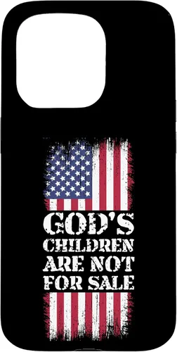 Vista 14 de God's Children are Not for Sale Funny Quote God's Children Case for iPhone 17