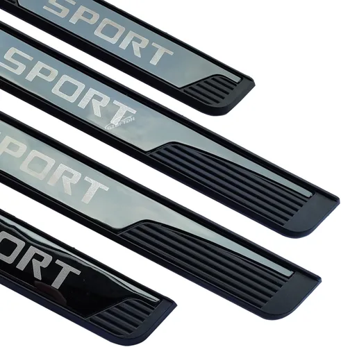 Vista 2 de Protector de rasguños para umbral de puerta de automóvil, para Chevy Blazer Trax Bolt EV/EUV, accesorios de automóvil, cubierta de acero para placa