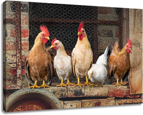 Vista 8 de Woxfcart Arte de pared azul para decoración de pájaros, impresión en lienzo de 12 x 12 pulgadas, cuadro familiar de pájaros para dormitorio, baño