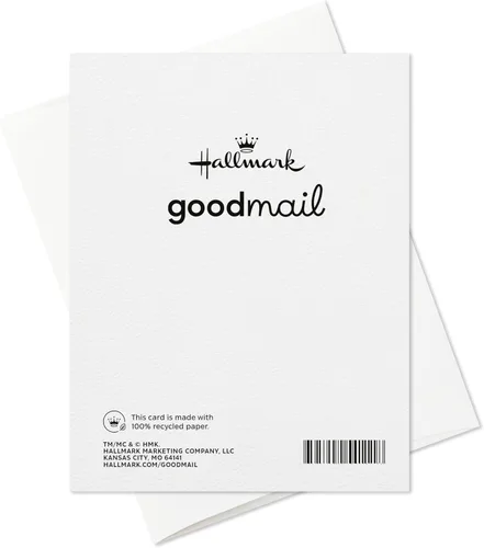 Vista 6 de Hallmark Tarjeta de amor Good Mail (manos de corazón) para amistad, cumpleaños, pensando en ti, cualquier día, día de San Valentín, día de Galentine