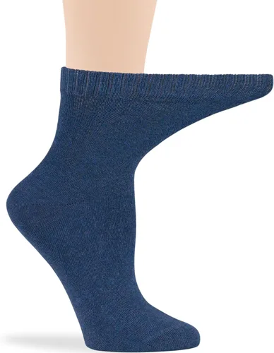 Vista 57 de 7BIGSTARS KINGDOM Women's Cotton Quarter Non-Binding Diabetic Fashion Socks-L-M-4 Pack-Multicolor