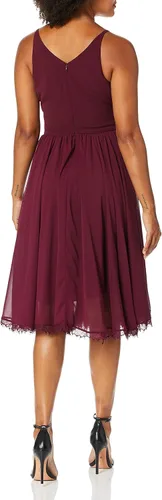 Vista 2 de Dress the Population Alicia - Vestido midi sin mangas para mujer