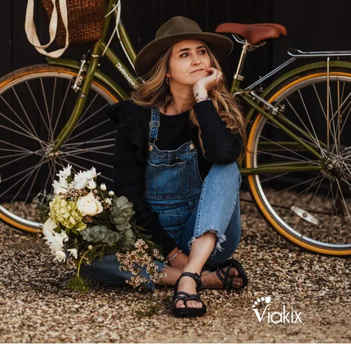 Vista 3 de Viakix - Sandalias de senderismo para mujer - Cómodos zapatos deportivos atléticos para senderismo al aire libre (ancho medio y estrecho)