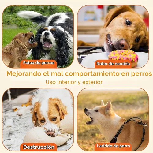 Vista 4 de Spray Corrector para Perros 80ml 1Paquete Spray Corrector para Perros Adiestrador de Perros para Detener Ladridos, Saltos, Robo de Comida, Peleas