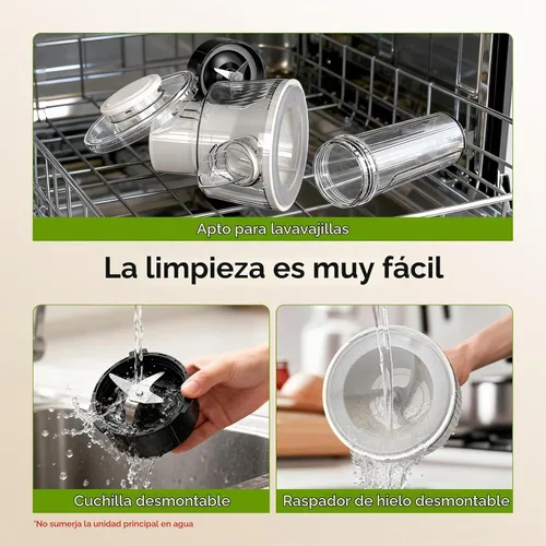 Vista 8 de FEPPO Máquina de cono de nieve y licuadora de batidos 2 en 1, máquina de Blanco