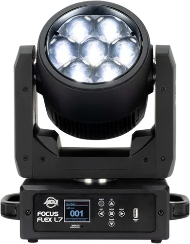 Vista 2 de ADJ Focus Flex L7 - Cabezal móvil LED de 7 x 40 vatios
