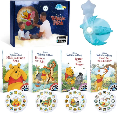 Vista 16 de Moonlite Juego de iniciación Storytime: proyector y 4 historias bíblicas Learning Gift for Children Ages 1 Year and Up, Ideal for Bedtime