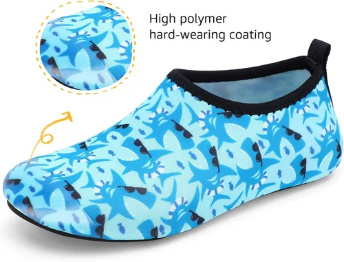 Vista 2 de Racqua Zapatos de natación para niños y niñas, zapatos de agua para surfear, zapatos acuáticos para deportes acuáticos, zapatos de secado rápido