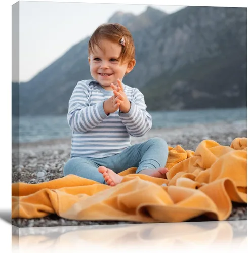 Vista 16 de GMissT Impresiones en lienzo con tus fotos – Cuadros personalizados sobre lienzo póster personalizado para decoración del hogar – Marcos flotantes