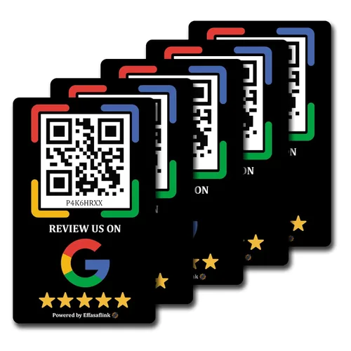 Vista 8 de Google Review Tap Card, NFC y código QR para empresas - Boost Opiniones de clientes 1 Card, No App, No Monthly Fees, Easy Setup in Minutes, Durable
