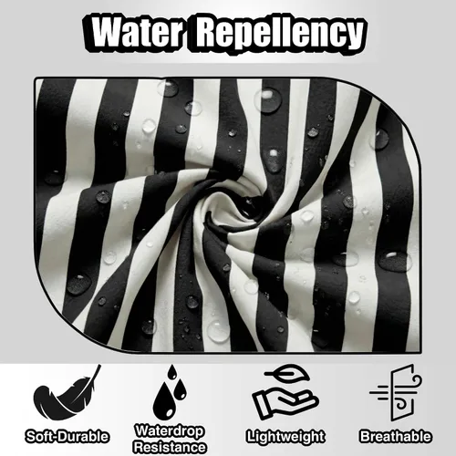 Vista 3 de TOSHEX Delantal de cocina de algodón resistente a las gotas de agua con delantales ajustables para mujeres con bolsillos, delantal de cocina