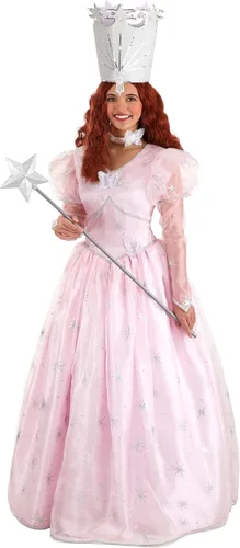 Vista 2 de Disfraz de Glinda de lujo para mujer