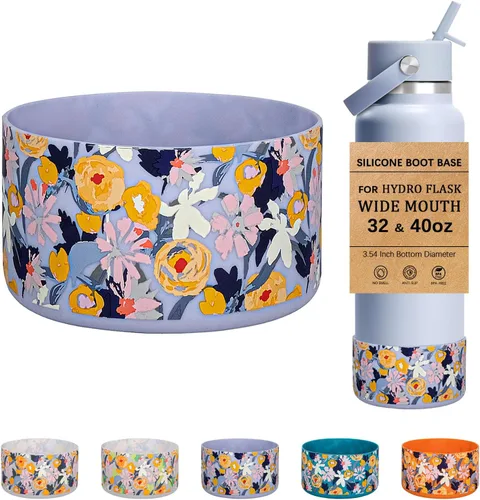 Vista 12 de HEYSKAY - Base de silicona para botella de agua Hydro Flask de boca ancha de 32 a 40 onzas