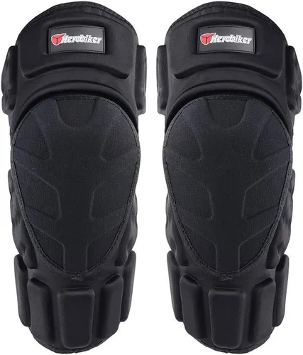 Vista 2 de herobiker Moto rodilleras negro motocicleta rodilleras de protección Motocicleta Motocross Bicicleta Pads Rodilla Pads Protector guardias