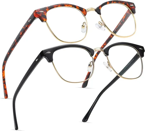 Vista 6 de Perfectmiaoxuan - Gafas con bloqueo de luz azul, anteojos para computadora/juegos/pantalla para mujeres u hombres, anti luz azul y UV