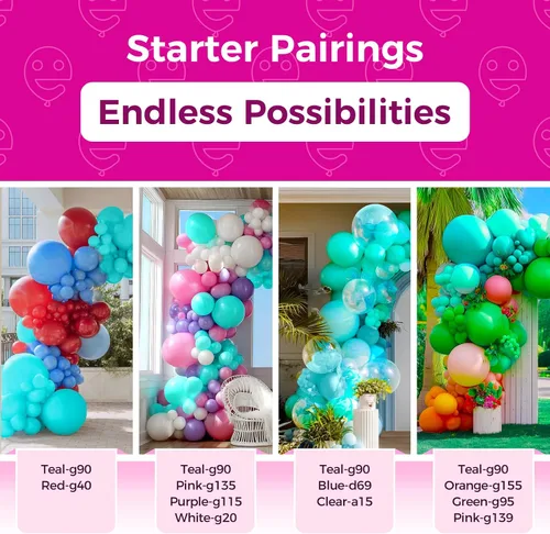 Vista 125 de Bezente Globos Naranjas de Látex para Fiestas - Paquete de 150 Globos de Helio Naranjas Mate Pequeños de 5 Pulgadas para Decoraciones de Fiestas