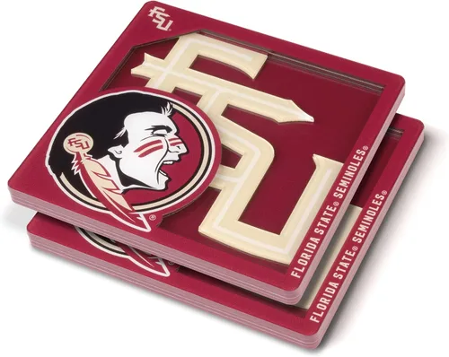 Vista 37 de YouTheFan NCAA Serie Logo 3D NCAA Posavasos